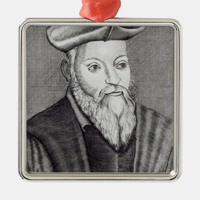 Michel Nostradamus Julgransprydnad Metall (Framsidan)