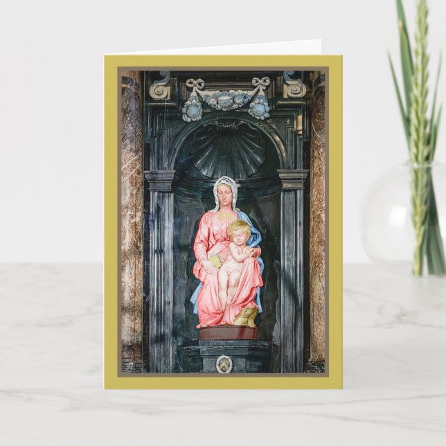 Michelangelo 1504 Madonnan i Brygge jul  Kort (Framsida)