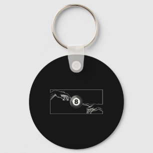 Michelangelo Artistic Billiards Hand of God Black Nyckelring