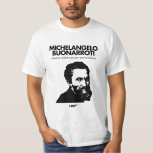 Michelangelo Buonarroti vitT-tröja T Shirt