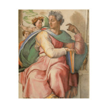 Michelangelo Buonarrotis Isaiah Wood Wall Art