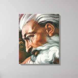 Michelangelo Creation Adam God Art Canvastryck