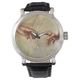 Michelangelo Creation av Adam Sistine Chapel Armbandsur