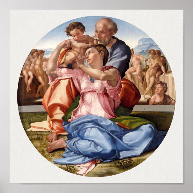 Michelangelo -Doni Tondo Poster (Framsidan)
