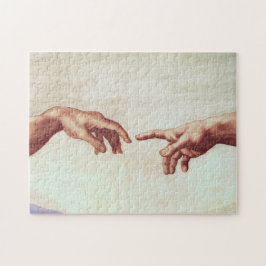 Michelangelo händer pussel