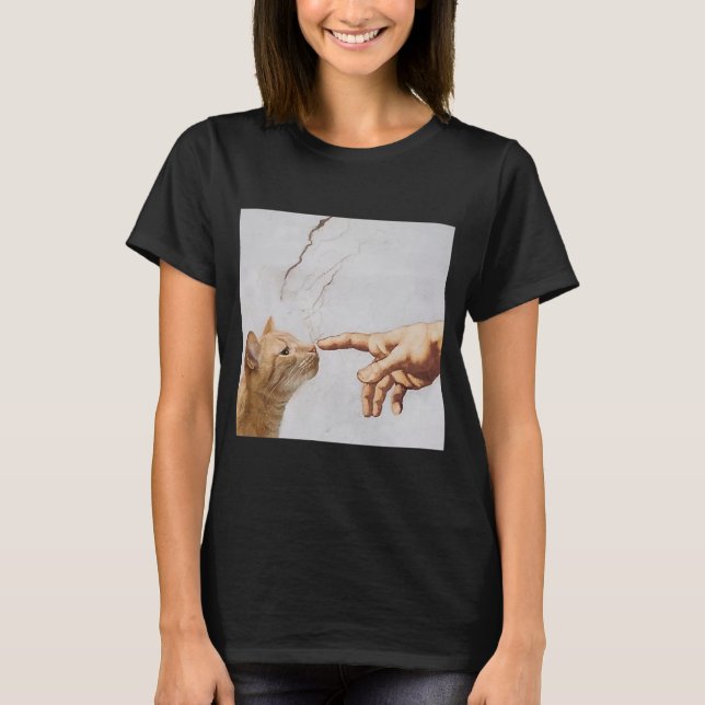 Michelangelo: Kattens tillkomst T Shirt (Framsida)