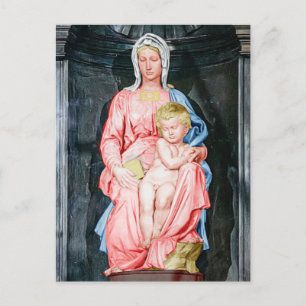 Michelangelo Madonna of Bruges Postcard Vykort
