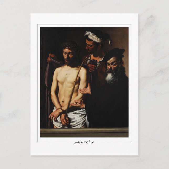 Michelangelo Merisi da Caravaggio #11 - Finkonst Vykort (Framsida)