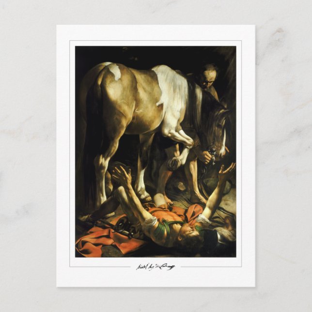 Michelangelo Merisi da Caravaggio #13 - Finkonst Vykort (Framsida)