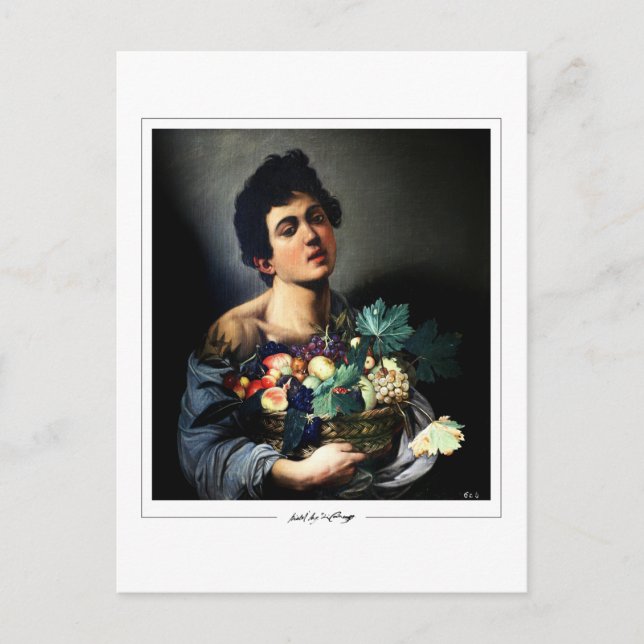 Michelangelo Merisi da Caravaggio #22 - Finkonst Vykort (Framsida)