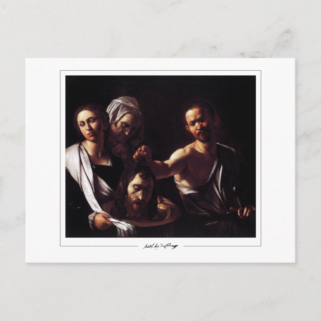 Michelangelo Merisi da Caravaggio #32 - Finkonst Vykort (Framsida)