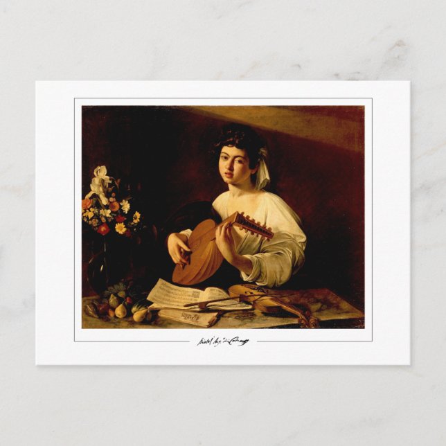 Michelangelo Merisi da Caravaggio #39 - Finkonst Vykort (Framsida)