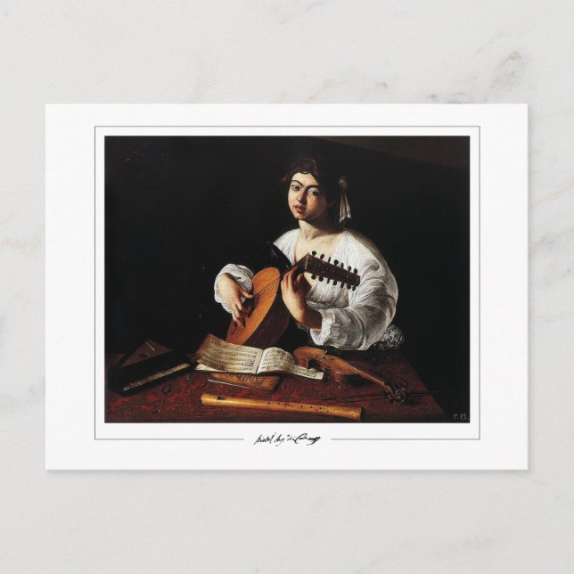 Michelangelo Merisi da Caravaggio #44 - Fine Art Vykort (Framsida)