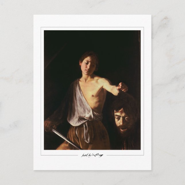 Michelangelo Merisi da Caravaggio #52 - Finkonst Vykort (Framsida)