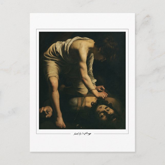 Michelangelo Merisi da Caravaggio #60 - Finkonst Vykort (Framsida)