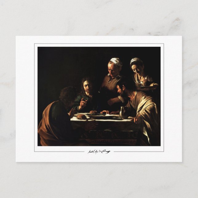 Michelangelo Merisi da Caravaggio #66 - Finkonst Vykort (Framsida)