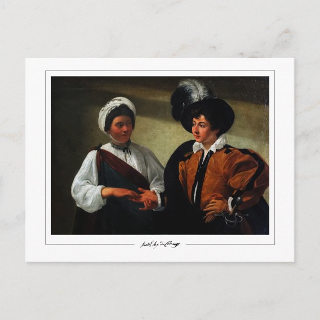 Michelangelo Merisi da Caravaggio #82 - Konst Vykort (Framsida)