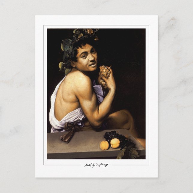 Michelangelo Merisi da Caravaggio #84 - Finkonst Vykort (Framsida)