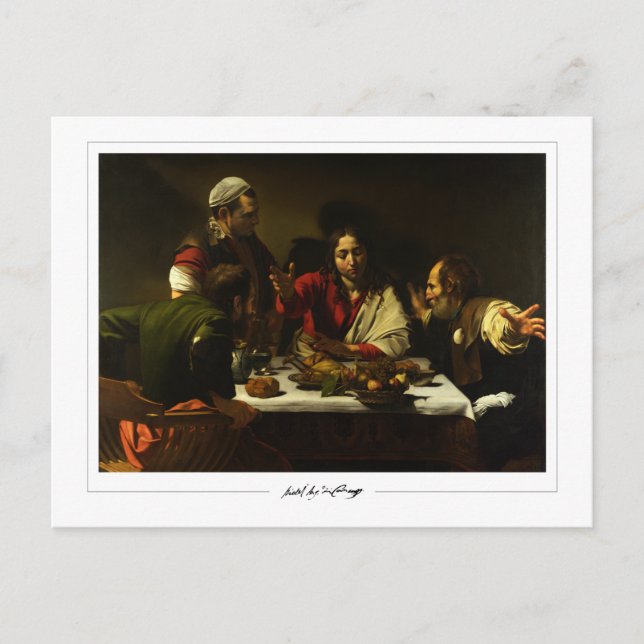 Michelangelo Merisi da Caravaggio #89 - Finkonst Vykort (Framsida)