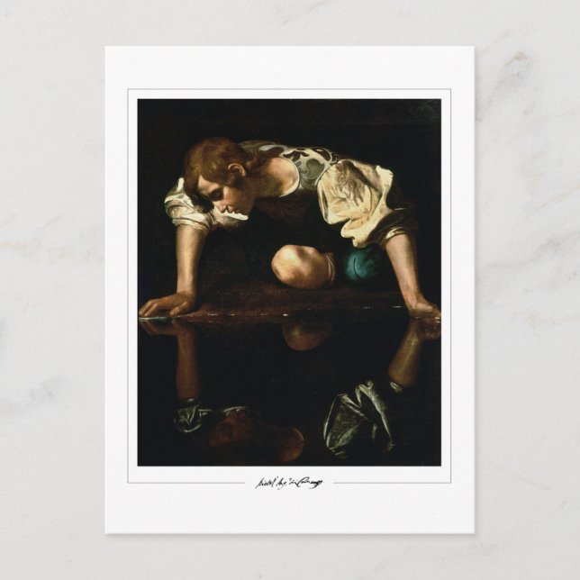Michelangelo Merisi da Caravaggio #92 - Finkonst Vykort (Framsida)