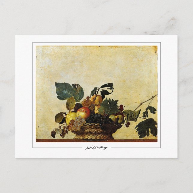 Michelangelo Merisi da Caravaggio #99 - Fine Art Vykort (Framsida)