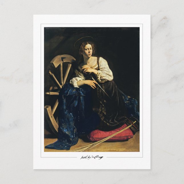 Michelangelo Merisi da Caravaggio #9 - Finkonst Vykort (Framsida)