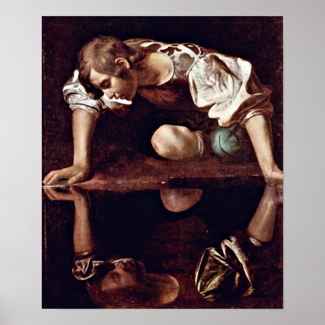 Michelangelo Merisi da Caravaggio - Narcissus Poster (Framsidan)
