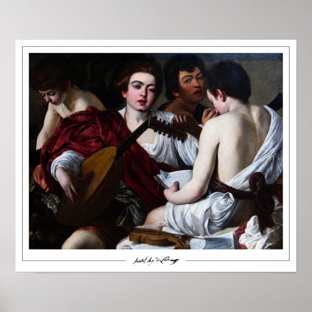 Michelangelo Merisi da Caravaggio Zedign Art Poste Poster (Framsidan)