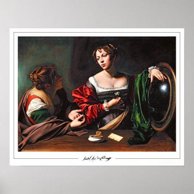 Michelangelo Merisi da Caravaggio Zedign Art Poste Poster (Framsidan)