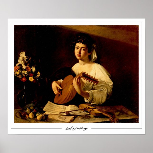 Michelangelo Merisi da Caravaggio Zedign Art Poste Poster (Framsidan)