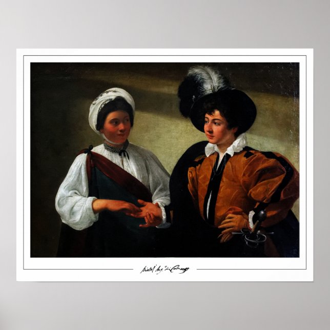 Michelangelo Merisi da Caravaggio Zedign Art Poste Poster (Framsidan)