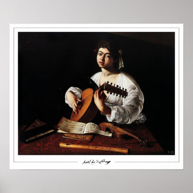 Michelangelo Merisi da Caravaggio Zedign Art Poste Poster (Framsidan)