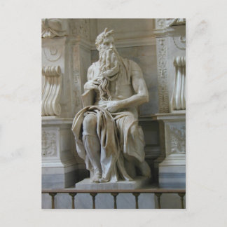 Michelangelo- Moses Vykort