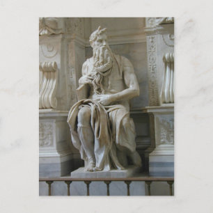 Michelangelo- Moses Vykort
