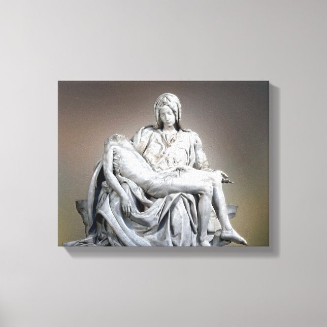 Michelangelo - Pieta Canvastryck (Framsida)