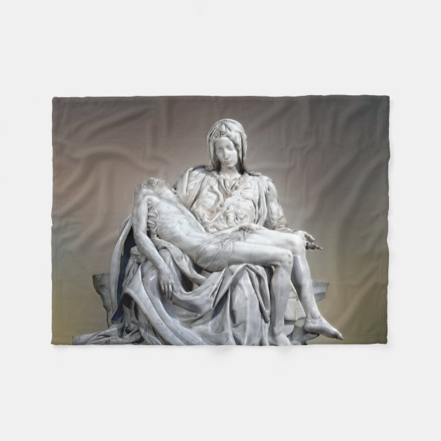 Michelangelo - Pieta Fleecefilt (Framsidan (Horisontell))