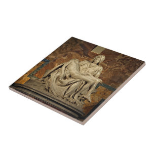 Michelangelo Pieta Kakelplatta