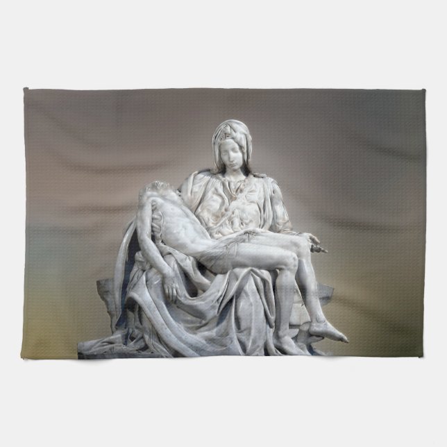 Michelangelo - Pieta Kökshandduk (Horisontell)