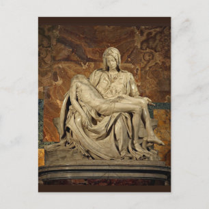 MICHELANGELO PIETA POSTCARD HELG VYKORT