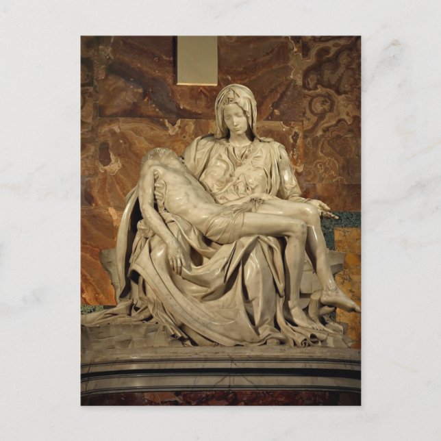 Michelangelo-Pieta Vykort (Framsida)