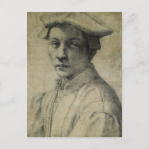 Michelangelo Porträtt av Andrea Quaratesi Vykort