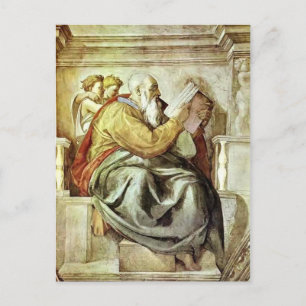 Michelangelo: profeten Zechariah Vykort