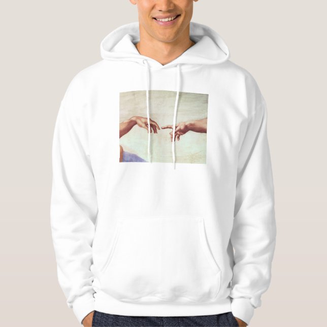 Michelangelo räcker hoodien sweatshirt (Framsida)
