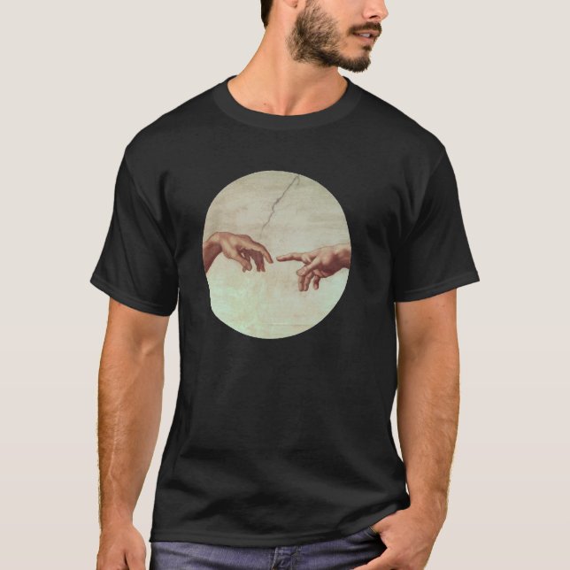 Michelangelo räcker T-tröja T-shirt (Framsida)