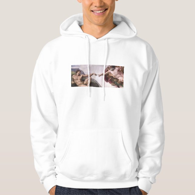 Michelangelo renaissancekonst hoodie (Framsida)