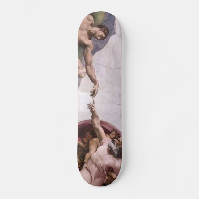 Michelangelo renaissancekonst mini skateboard bräda 18,5 cm (Framsida)