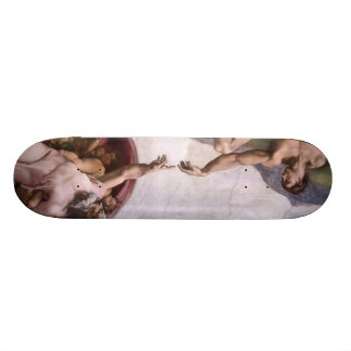 Michelangelo renaissancekonst mini skateboard bräda 18,5 cm