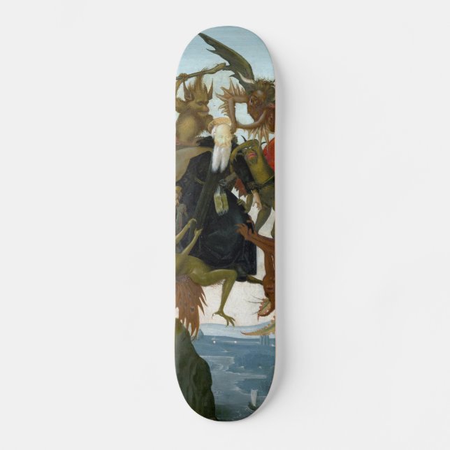 Michelangelo renaissancekonst old school skateboard bräda 18 cm (Framsida)
