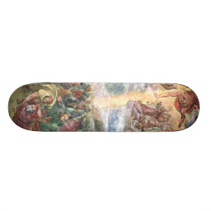 Michelangelo renaissancekonst old school skateboard bräda 21,6 cm