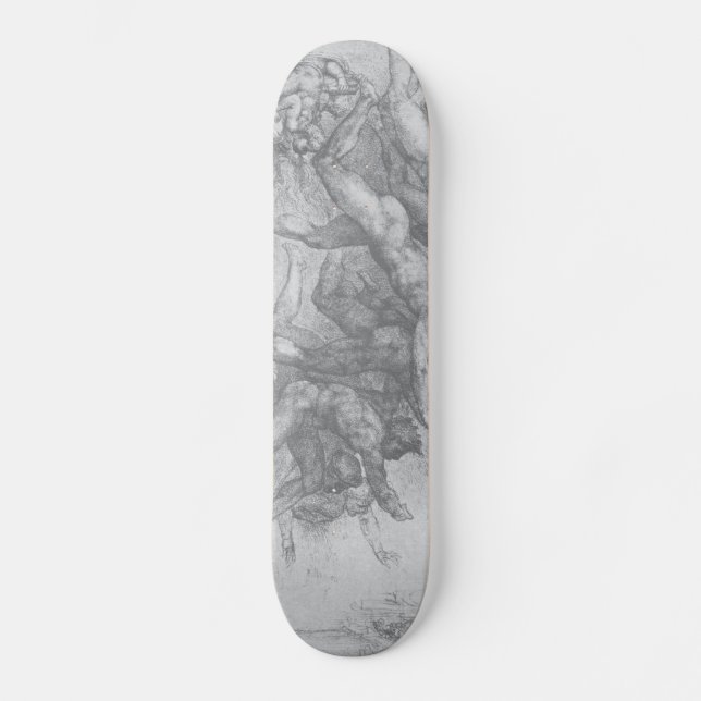 Michelangelo renaissancekonst skateboard bräda 19,5 cm (Framsida)